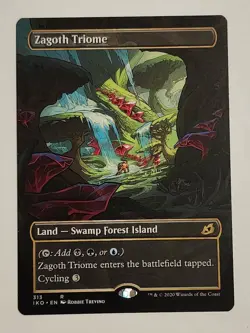 MTG Zagoth Triome (Showcase) - Ikoria: Lair of Behemoths Regular - NM Magic - Image 1