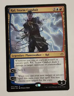 MTG Ral, Storm Conduit - War of the Spark Regular - NM Magic The Gathering - Image 1