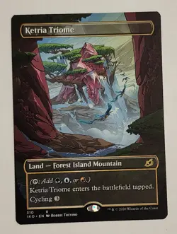 MTG Ketria Triome (Showcase) - Ikoria: Lair of Behemoths Regular - NM Magic - Image 1