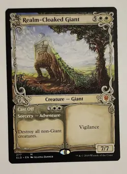 MTG Realm-Cloaked Giant (Showcase) - Throne of Eldraine Regular - NM Magic - Image 1