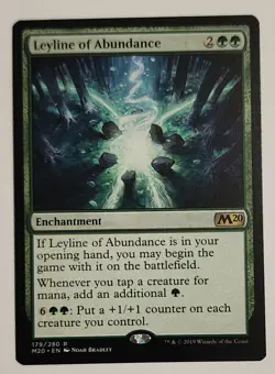 MTG Leyline of Abundance - Core Set 2020 Regular - NM Magic The Gathering - Image 1