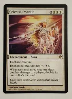 MTG Celestial Mantle - Zendikar Regular - NM Magic The Gathering - Image 1