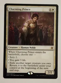 MTG Charming Prince - Throne of Eldraine Regular - NM Magic The Gathering - Image 1