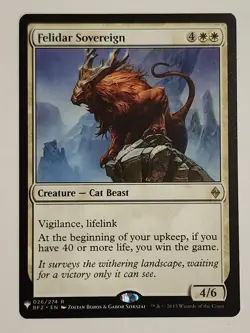 MTG Felidar Sovereign - The List Reprints Regular - NM Magic The Gathering - Image 1