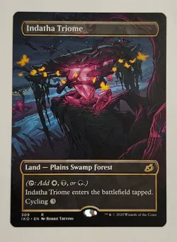 MTG Indatha Triome (Showcase) - Ikoria: Lair of Behemoths Regular - NM Magic - Image 1