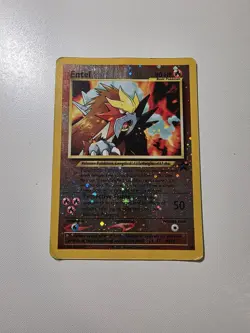 Marill 29 Entei 34 SWIRL Black Star Promo 2001 Movie Vintage Pokemon Card WOTC - Image 2