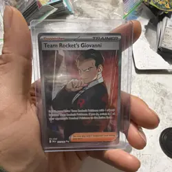 Pokemon Team Rocket's Giovanni 225/182 Sv10 Ultra Rare Holo Trainer - Image 4