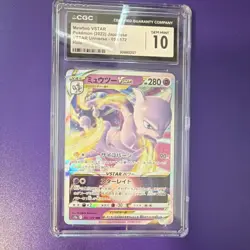 Mewtwo VSTAR 051/172 VSTAR Universe Triple Rare Holo Japanese CGC 10 Pokemon TCG - Image 1