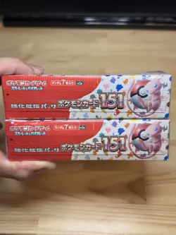 Pokemon Japanese 151 Booster Box Sealed with Shrink - Image 2