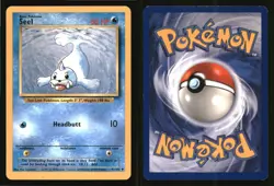 Seel 41/102 Uncommon Base Set Unlimited Pokemon Lightly Played - Image 3