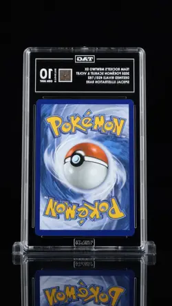 2025 POKEMON DRI SPECIAL ILLUSTRATION RARE #231 TEAM ROCKET'S MEWTWO EX TAG 10 - Image 2