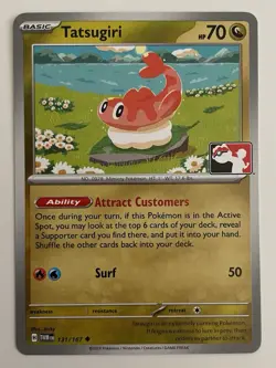 Tatsugiri 131/167 Pokemon TCG Twilight Masquerade Prize Pack Series Non-Holo NM - Image 1