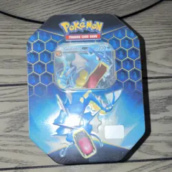 Pokemon Hidden Fates Gyarados GX Tin Box Sealed 4 Booster Packs - Image 1