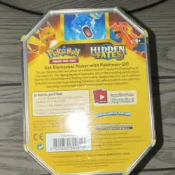 Pokemon Hidden Fates Gyarados GX Tin Box Sealed 4 Booster Packs - Image 2
