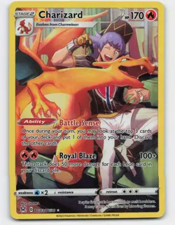 2022 Pokemon, Lost Origin Trainer Gallery, #TG3/TG30 Charizard, Holo Ultra Rare - Image 1