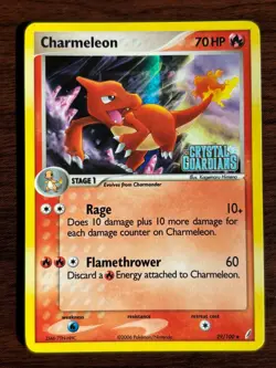 Pokemon 2006 Charmeleon 29/100 EX Crystal Guardians Holo MP - Image 1