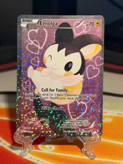 Pokemon Emolga Full Art Legendary Treasures Radiant Collection RC23/RC25 - Image 1