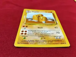 Pokemon TCG Base Set Rare Non-Holo Dugtrio 19/102 LP - Image 2