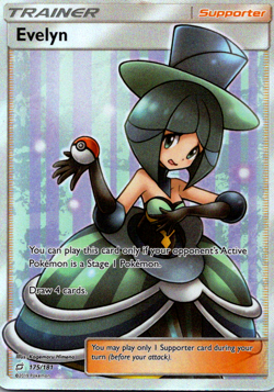 Evelyn 175/181 Pokemon TCG Sun & Moon Team Up Holo Ultra Rare NM Near Mint - Image 1