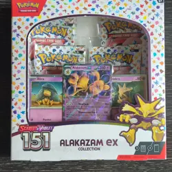 Pokemon Scarlet & Violet 151 Alakazam ex Collection Box Promo English - Image 1