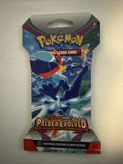 2023 | Pokemon | Scarlet & Violet: Paldea Evolved Sleeved Booster Pack | Sealed - Image 1