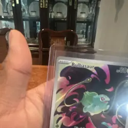 Pokemon Bulbasaur Me01: Mega Evolution 133/132 Illustration Rare Full Art Holo - Image 2
