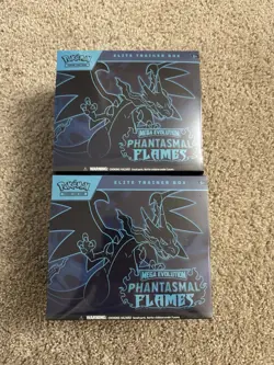 Pokemon TCG Phantasmal Flames Elite Trainer Box 2 ETBs - Image 1