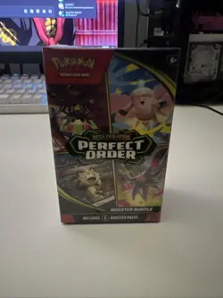 Pokemon TCG Mega Evolution Perfect Order Booster Bundles New Sealed 6 Packs - Image 2