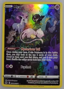 Mew GG10/GG70 Pokemon Crown Zenith: Galarian Gallery Holo NM (2 of 3) - Image 1