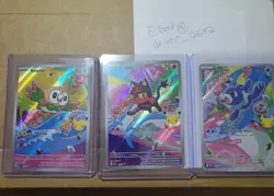 Pokemon TCG Rowlet, Litten, Popplio 043/044/045 Promo First Partner (Near Mint) - Image 1