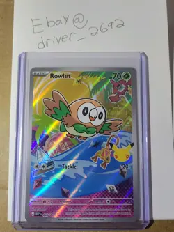 Pokemon TCG Rowlet, Litten, Popplio 043/044/045 Promo First Partner (Near Mint) - Image 2