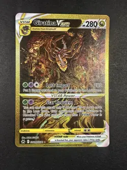 MINT Pokemon Giratina VSTAR GG69/GG70 Crown Zenith: Gold Galarian Gallery Holo - Image 2