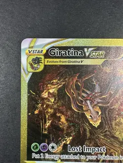 MINT Pokemon Giratina VSTAR GG69/GG70 Crown Zenith: Gold Galarian Gallery Holo - Image 5