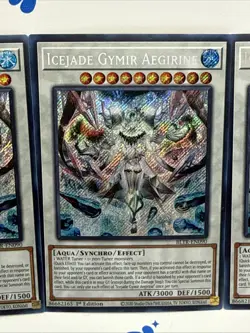 3x Icejade Gymir Aegirine BLTR-EN090 Yugioh - Image 2