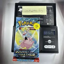 22.68g Pokemon Journey Together Booster Pack Sealed - Image 1