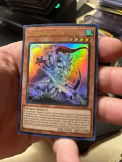 YUGIOH TCG SWORDSOUL OF TAIA MAMA-EN035 ULTRA 1ST EDITION NM MINT - Image 1