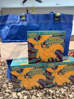 Pokemon TCG Ascended Heroes ETB Elite Trainer Box New Sealed In Hand Ship Now - Image 1