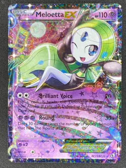 Pokemon Meloetta EX RC11/RC25 LTR Legendary Treasures LP/NM - Image 1