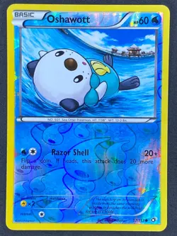 Pokemon Oshawott Reverse Holo 37/113 LTR Legendary Treasures LP/NM - Image 1