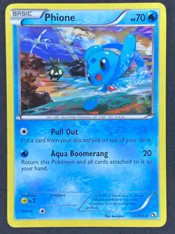 Pokemon Phione 36/113 LTR Legendary Treasures LP/NM - Image 1