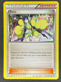 Pokemon Elesa RC20/RC25 LTR Legendary Treasures LP - Image 1