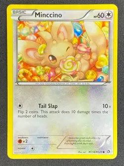 Pokemon Minccino RC18/RC25 LTR Legendary Treasures Radiant Collection MP - Image 1