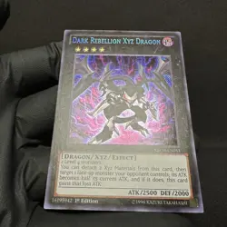 LP - Dark Rebellion Xyz Dragon - 1st Secret - NECH-EN053 - Yu-Gi-Oh - Image 3