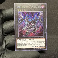 LP - Dark Rebellion Xyz Dragon - 1st Secret - NECH-EN053 - Yu-Gi-Oh - Image 4