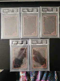 Sequential PSA 6 to 8 1st Edition Exodia The Forbidden One LOB 120-124 Yu-Gi-Oh - Image 2