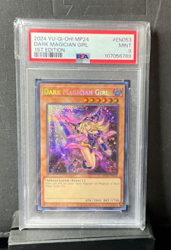 Yu-Gi-Oh! Dark Magician Girl (Alternate Art) MP24-EN053 1st Ed PSA 9 MINT - Image 1