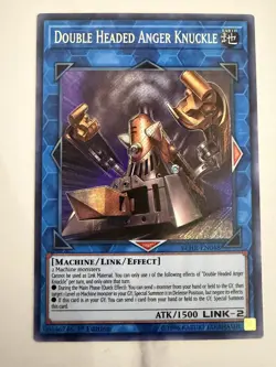 Double Headed Anger Knuckle - BLHR-EN048 - Secret Rare - 1st Edition Yugioh - Image 1