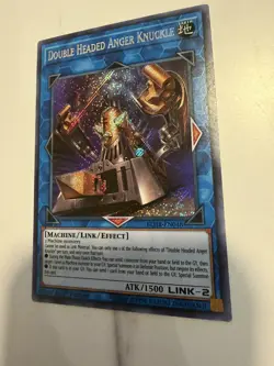 Double Headed Anger Knuckle - BLHR-EN048 - Secret Rare - 1st Edition Yugioh - Image 2