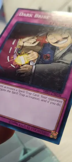 Yu-Gi-Oh! Dark Bribe / SR05 EN036 1st Edition LP - Image 2