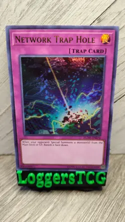 Yu-Gi-Oh! Network Trap Hole / FLOD-EN076 UNLIMITED LP - Image 1